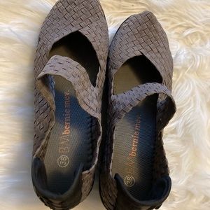 Bernie Mev wedge sandals.